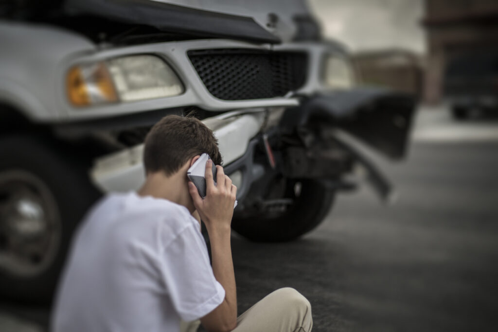 accident with uninsured driver | iStock 844910252